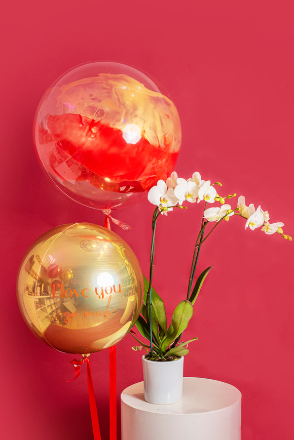 Orquidea + globos