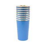 Bright Blue Highball Cups