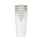 Silver highball cups