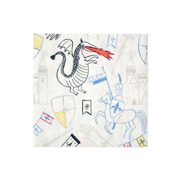 Dragon Knights Large Napkins