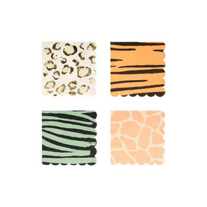 Safari Animal Print Small Napkins