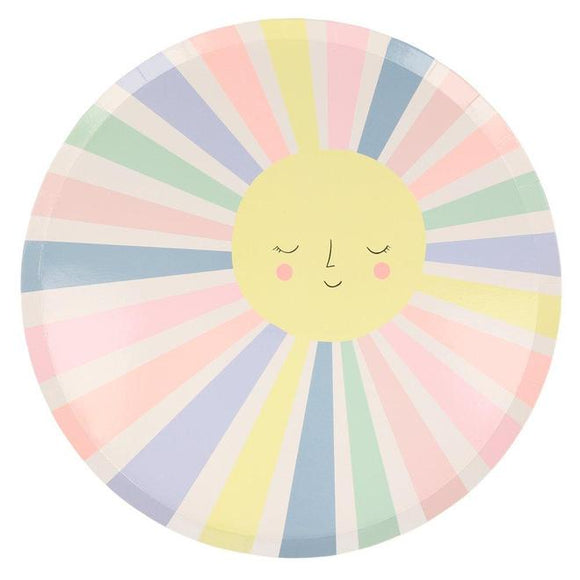 Rainbow sun plates