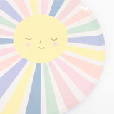 Rainbow sun plates