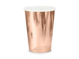 Vasos rose gold