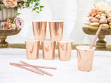 Vasos rose gold