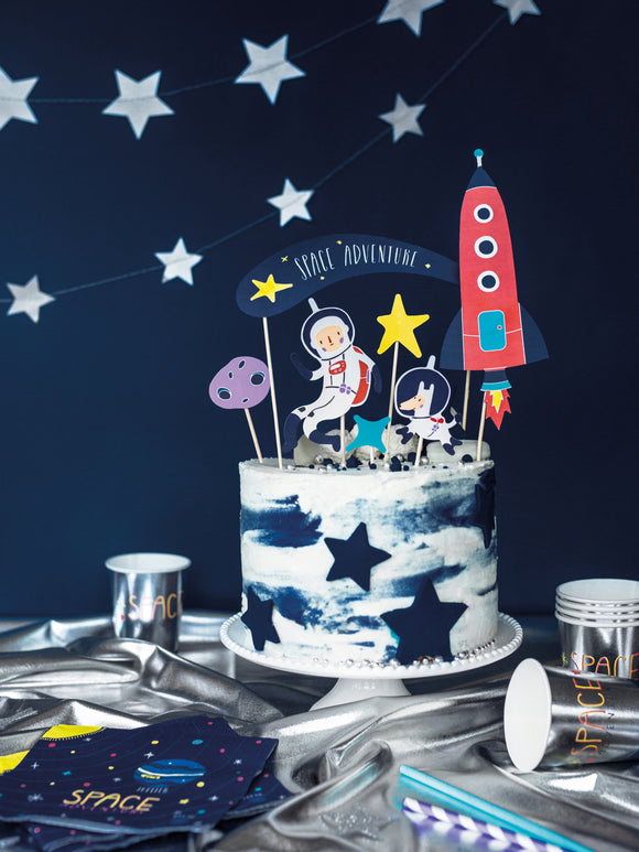 Cake topper SPACE