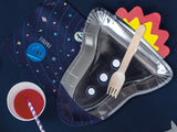Platos de cohete espacial