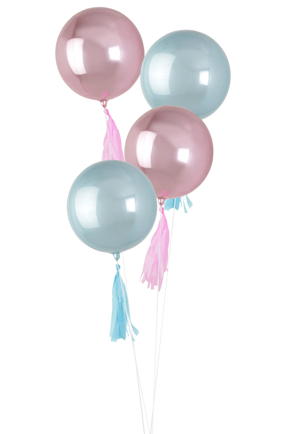 baby pink &  baby blue  bubbles!